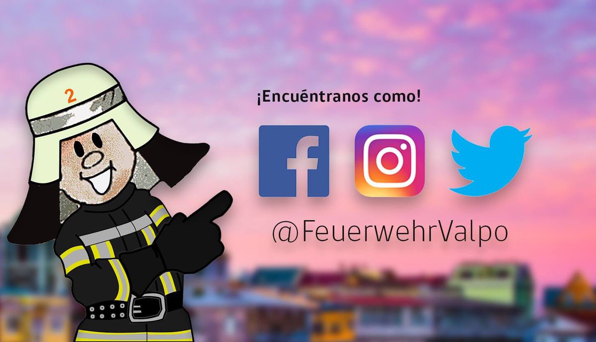 FeuerwehrValpo's tweet photo. ¿Usas facebook e Instagram? tenemos contenido personalizado para cada una de nuestras cuentas de redes sociales ¡síguenos! 📲

#Feuerwehr #Valparíso 🚒🇩🇪 https://t.co/DNLDr4besF