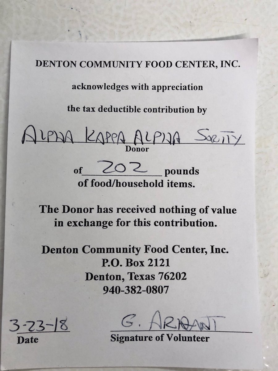 UNT_AKAs's tweet photo. We would like to thank everyone who donated canned goods and helped us achieve an amount of 202 pounds of food to give to the Denton Community Food Center, Inc. We genuinely appreciate you all! 

Let’s continue to be of service to all mankind 🤗💕 https://t.co/xMCOHJe30B