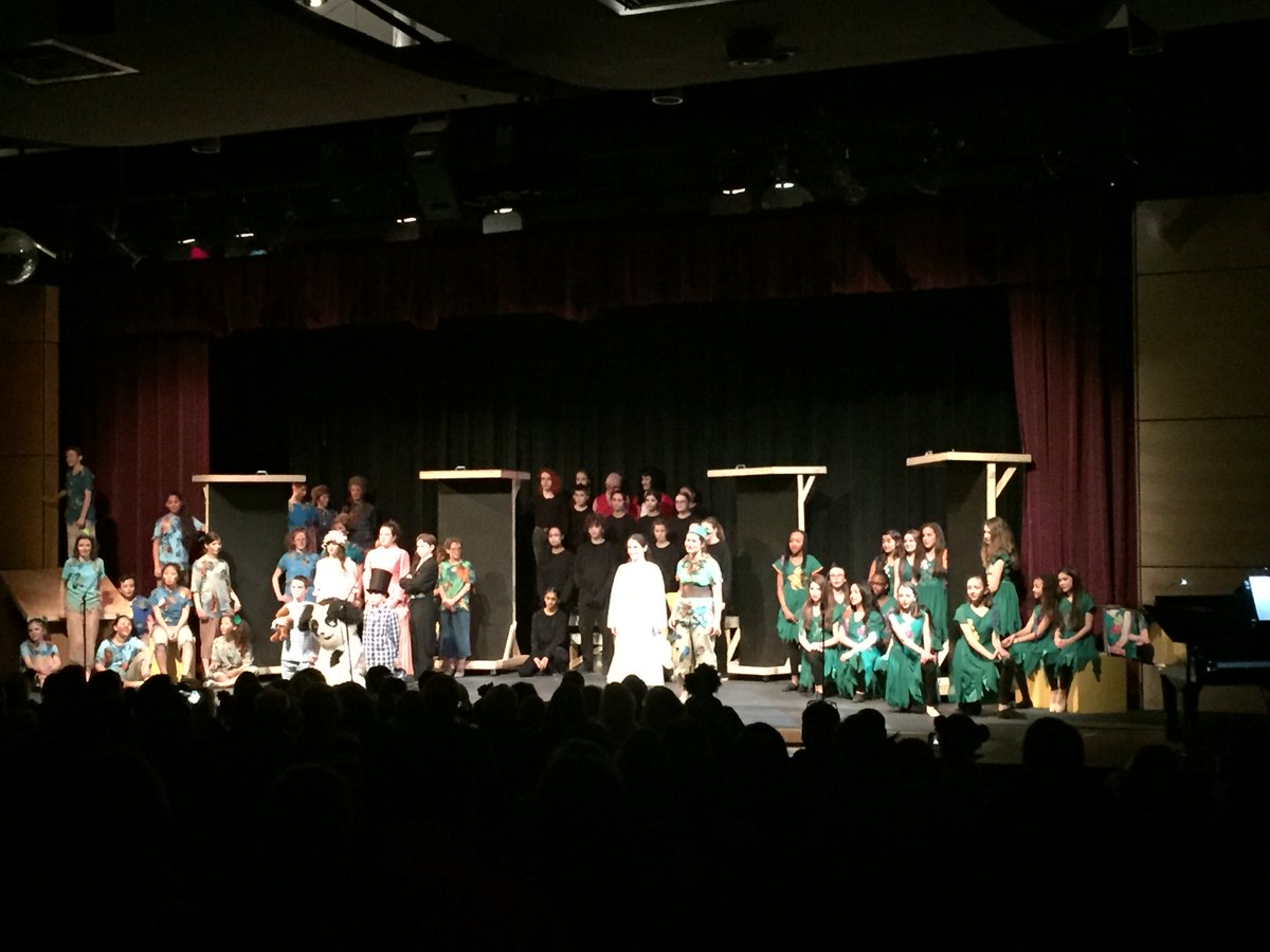 Wayland_MS's tweet photo. Congratulations cast and crew of Peter Pan Jr. for a wonderful opening night! #waylandmiddle https://t.co/olctLQiBNS