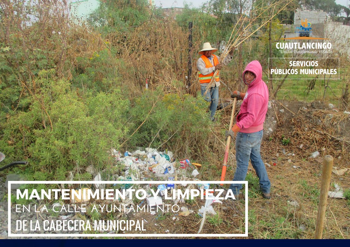 ObrasP042's tweet photo. La Cuadrilla de Servicios Generales realizó trabajos de mantenimiento y limpieza en la calle Ayuntamiento y 3 Sur, ubicadas en la cabecera municipal.

Con el objetivo de prevenir actos vandálicos y así contribuir a la seguridad del municipio.

#SPMCuautlancingo #Cuautlancingo https://t.co/niyYhvhWxX