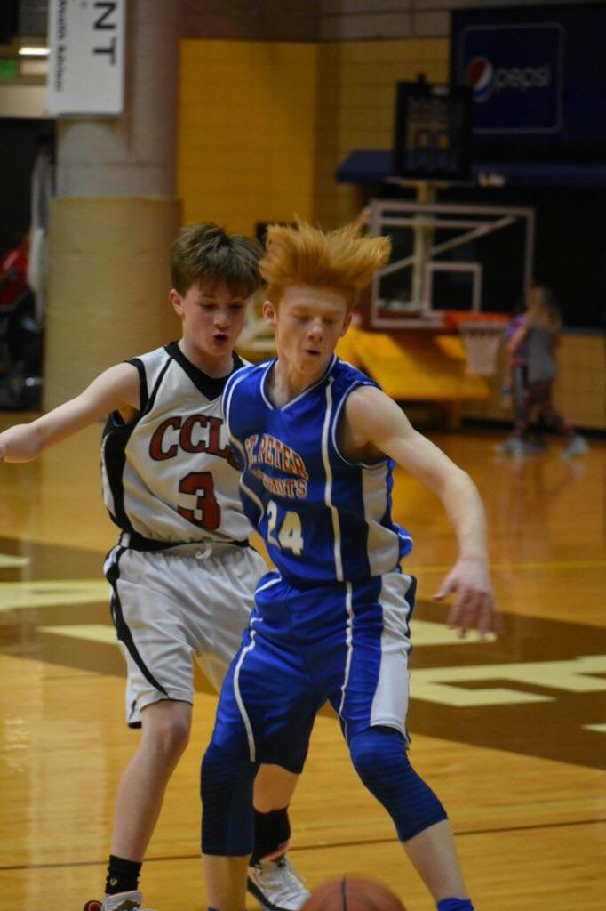 StPeterMacomb's tweet photo. The Lutheran Basketball National Tournament started today and both varsity teams played hard. They will be back on the court tomorrow morning.  Go Patriots!!! 🏀 https://t.co/6iwV7DWcOS