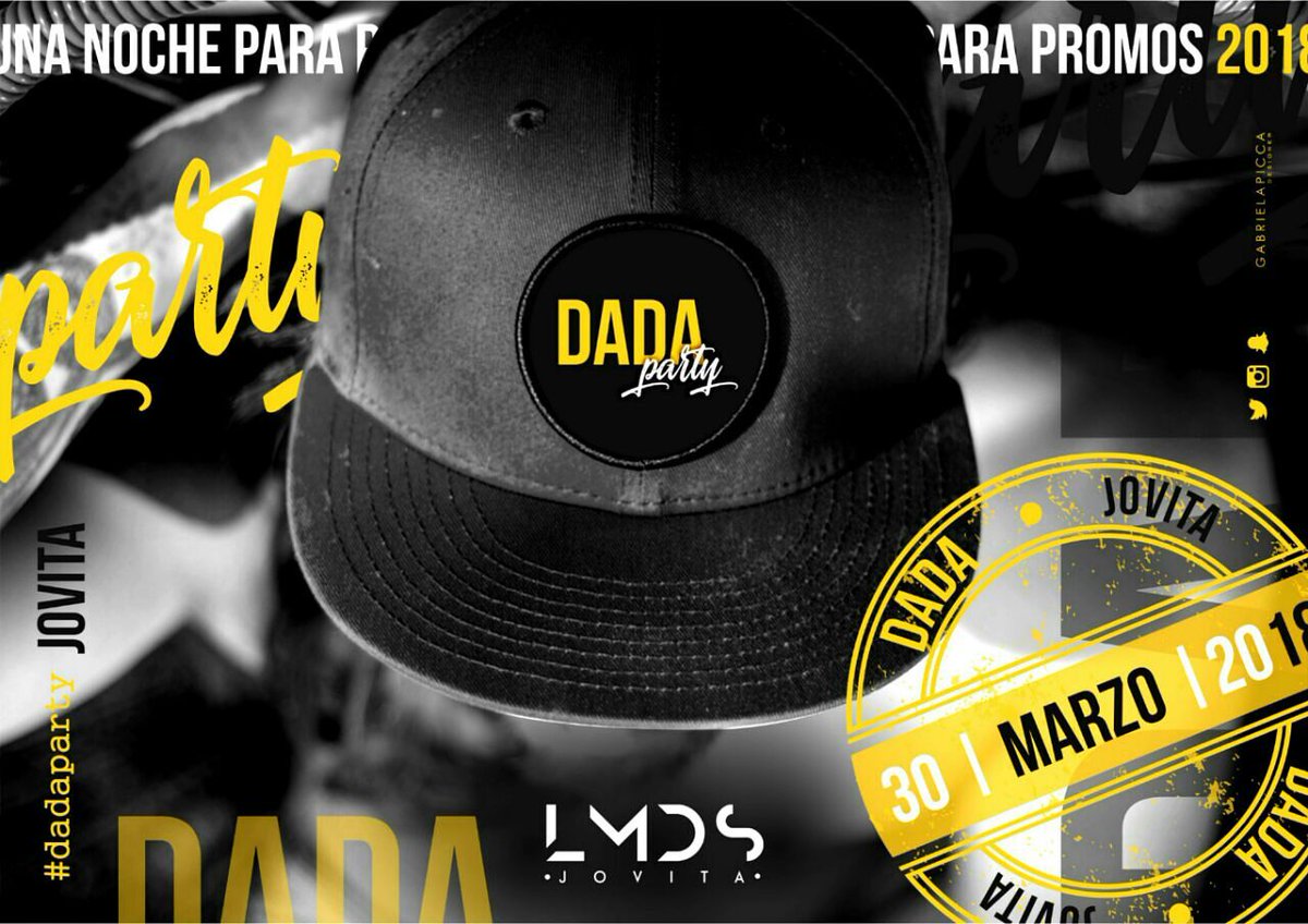carcallieri's tweet photo. UN VIERNES SANTO? NO TAN SANTO 
LLEGA DADA PARTY!
EL MEGAEXTRAORDINARIO EVENTO.
#DJ'S 
#ANIMADORENVIVO
#LEDEXPERIENCE 
#MESASVIP
#SECTOROUTDOORS
#ESTACIONAMIENTOPRIVADO
#TRANSPORTEDESDETODALAZONA
LAS PROMOS 18 SE ENCUENTRAN EN iJOVITA .
+INFO CON PROMOTORES. https://t.co/57bId1U1ws