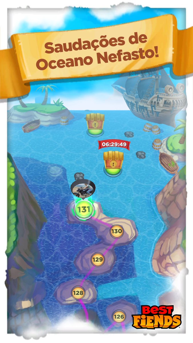 Que venha a fase Oceano Nefasto no #BestFiends - Baixe GRÁTIS - download.BestFiends.com via <a href="/bestfiends/">Best Fiends</a>