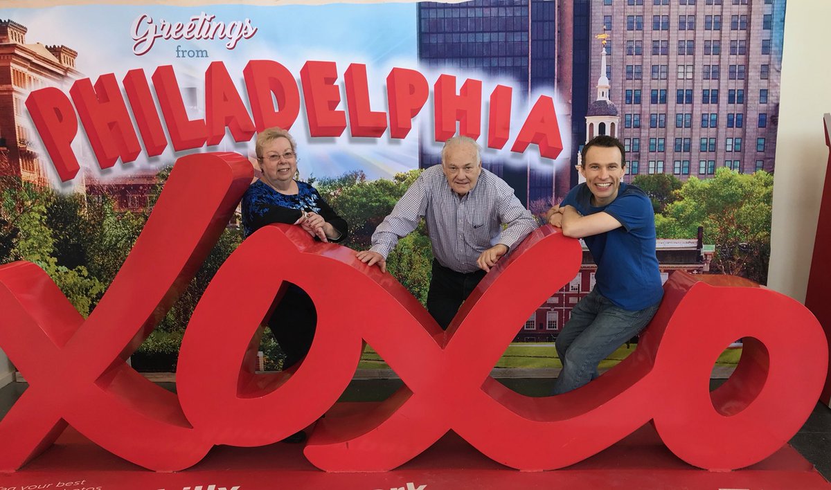 WITW_TheMusical's tweet photo. Look at who is in Philadelphia for @qFLIXPhilly Film Festival! It’s @Jeffrey_A_Johns (writer/actor - WAITING IN THE WINGS: THE MUSICAL & STILL WAITING IN THE WINGS) & his parents Darlene and Alan Johns! #qflix #qflix2018 https://t.co/sCGEgvcD3U