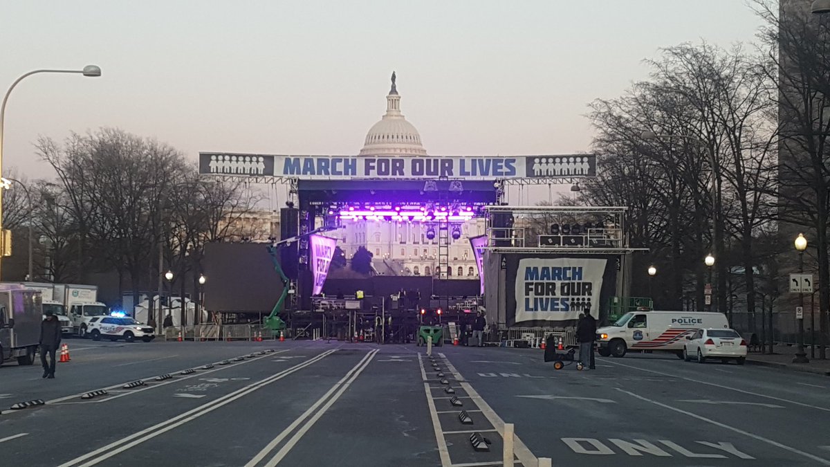 #MarchForOurLives crowd count well below expectations