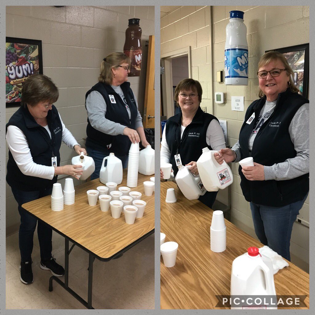 wcschoolfood's tweet photo. Thanks @JackPNixSchool principals Stacy Ward and Martha Kent for serving our Mountain Fresh
Creamery milk today!
#georgiagrown #aghero
#gaagweek2018 #whitecomagic https://t.co/pDxGKbW5xH