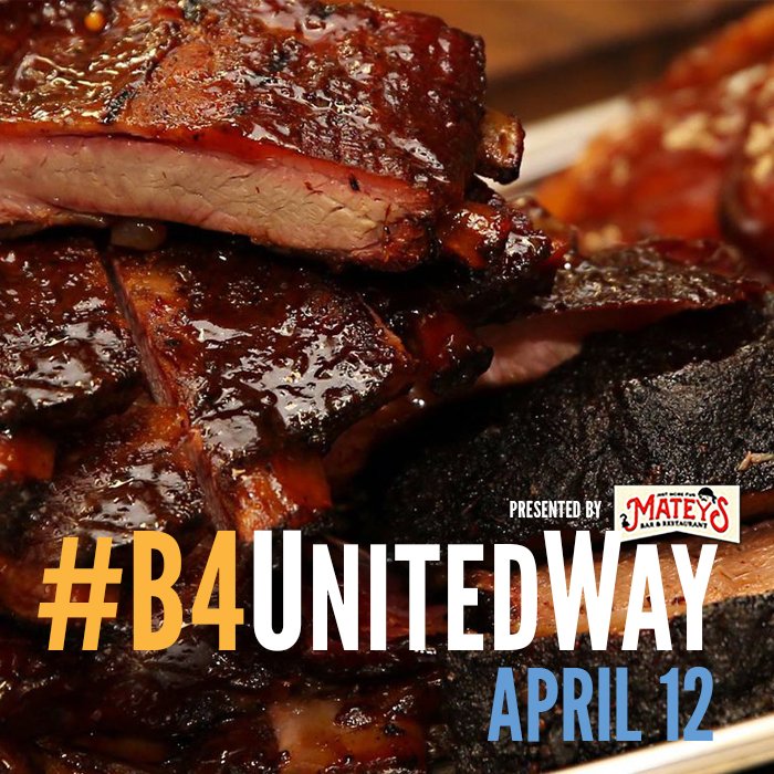 Blues • BBQ • Bourbon • Brews for the cause! Join us on April 12 and #B4UnitedWay! unitedwaylpc.org/B4