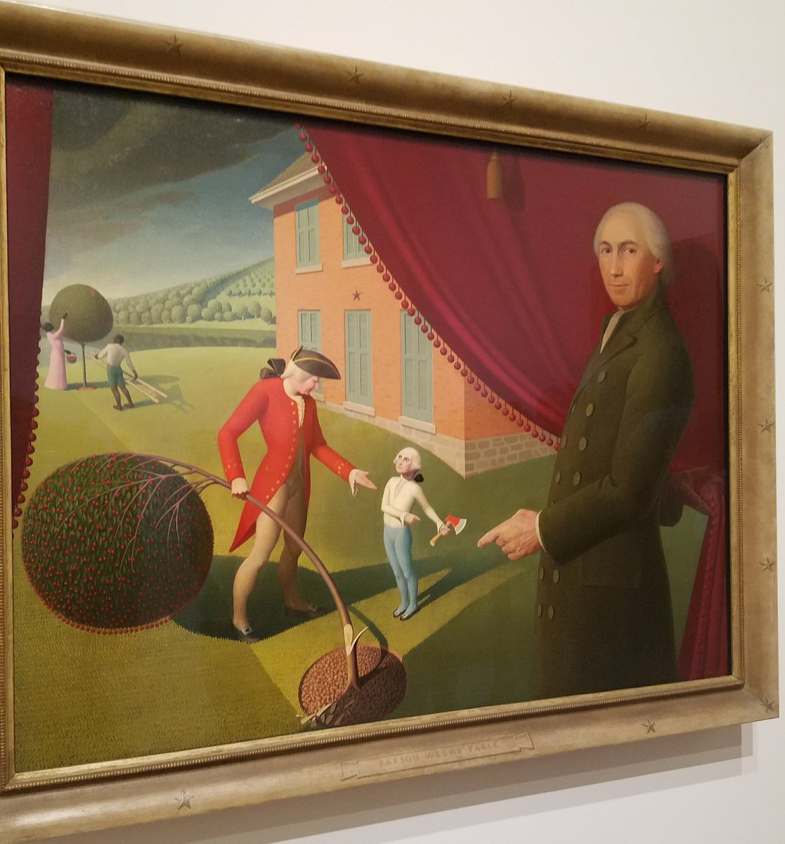d0gtired's tweet photo. me and aria were giggling at this painting and this middle aged white man walks by and mutters "immature girls" chill how is this not funny https://t.co/yP9hmpXCAB