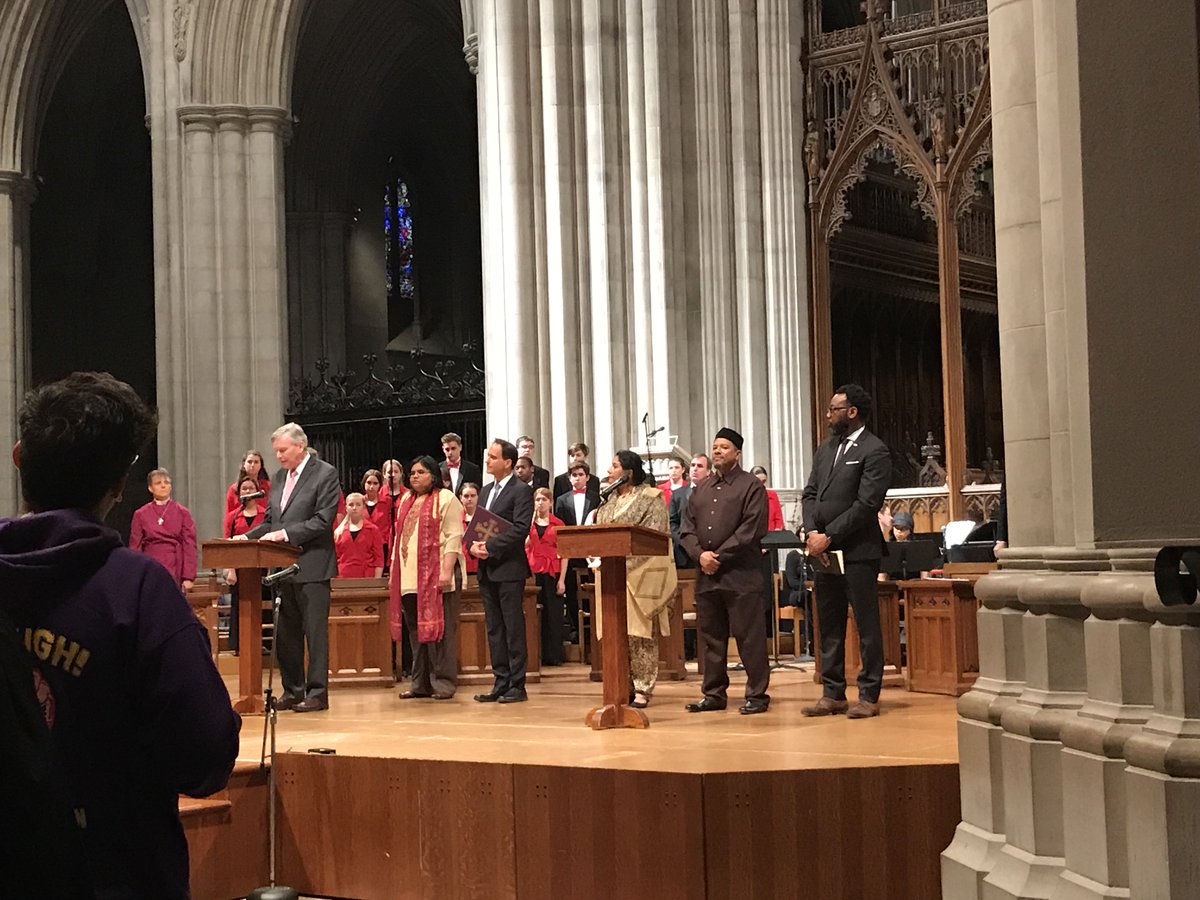 Interfaith Prayer Vigil at Washington National Cathedral