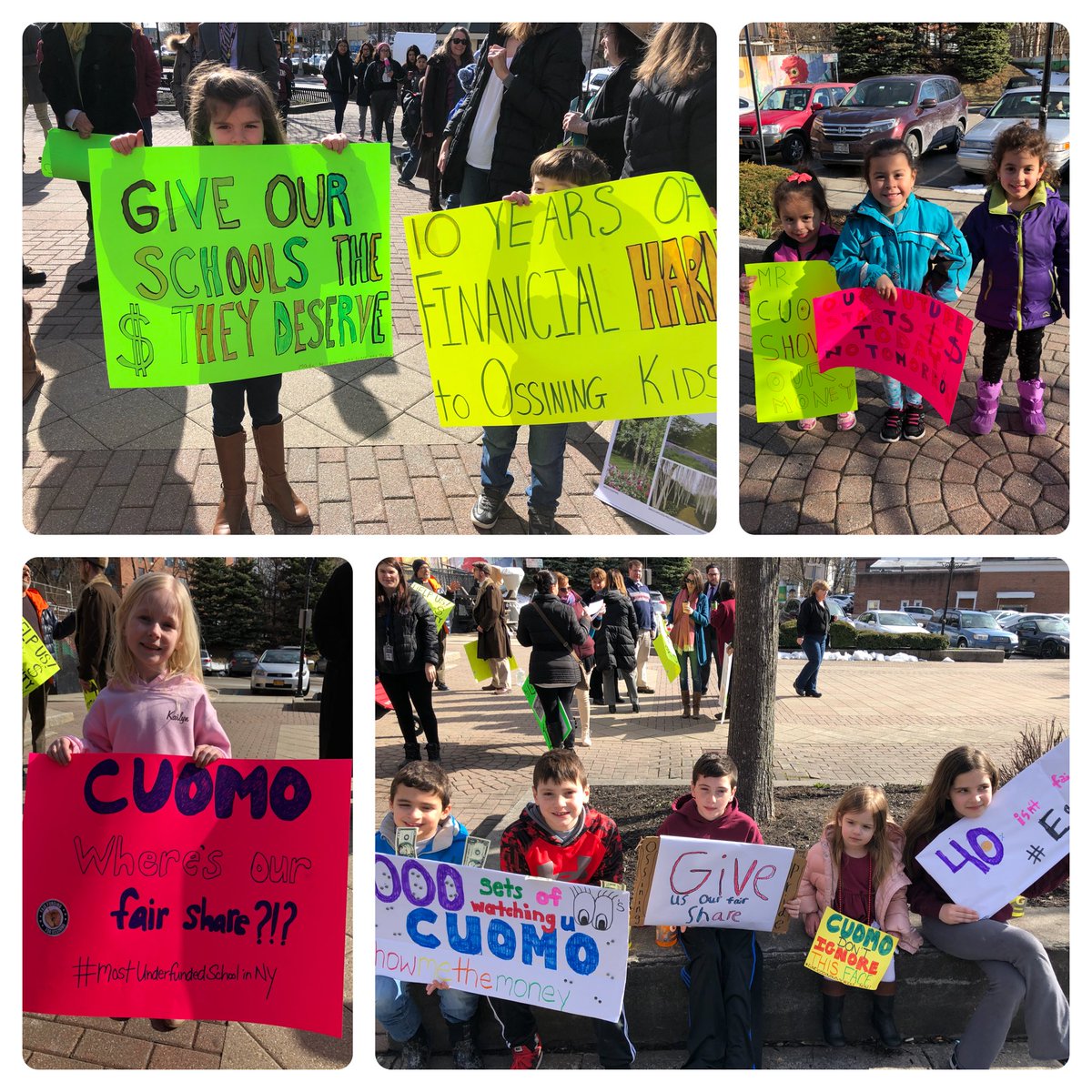 jessvecc's tweet photo. Beautiful children on a beautiful day with a beautiful message! @dkschneids @aileonzil @KDiMiceliSLP @OssiningSup #OPride https://t.co/Xj5cYZlzR5