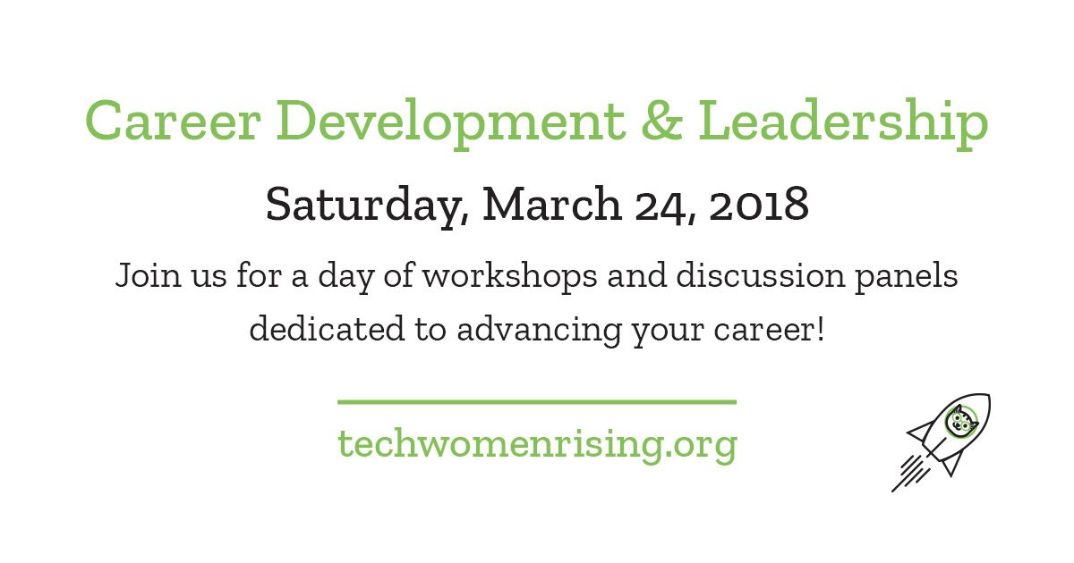 shescoding's tweet photo. We've got 6 fantastic sessions in our Career Development & Leadership track scheduled at #TechWomenRising tomorrow to help you with mentoring, dealing with feedback & more! Full schedule is at https://t.co/4BonocqO9H - grab a ticket at https://t.co/dslHZsD1zD for 1 or all 3 days! https://t.co/CDhbayDYDX