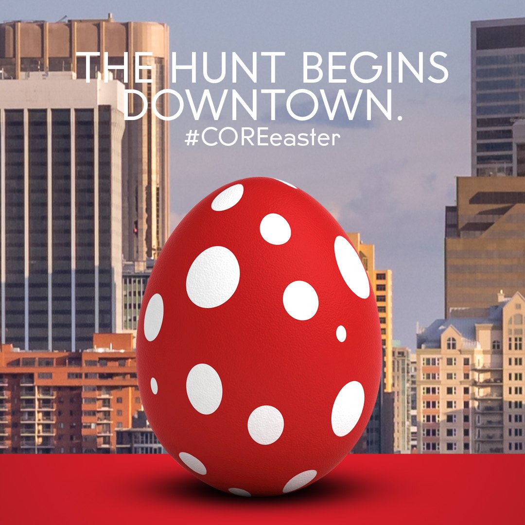 COREshopping's tweet photo. Don't forget, #COREeaster runs all weekend long! Join the fun and connect with The CORE. #findyourselfdowntown https://t.co/Vi0MMh0QUh