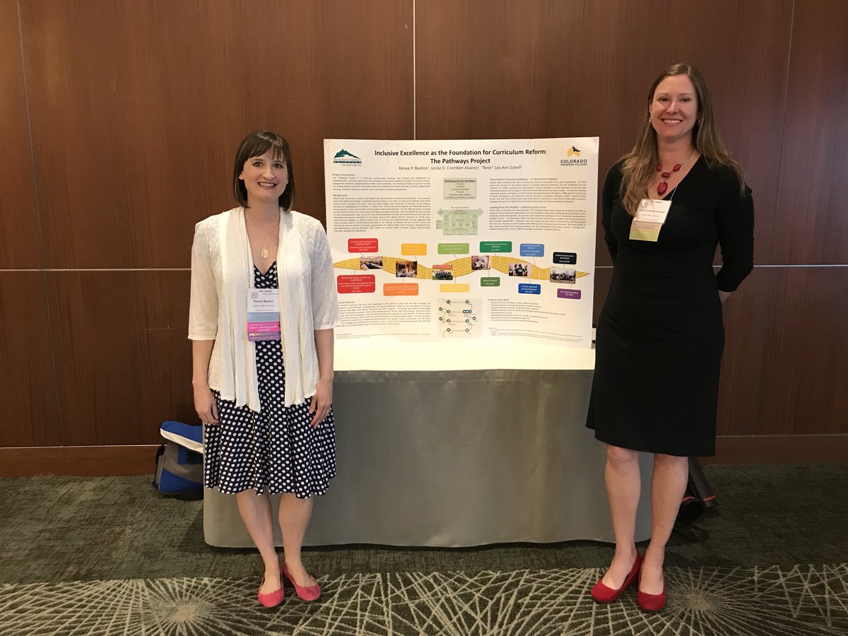 renee_beeton's tweet image. Second poster of the day! Promoting the Pathways Project. #aacudlss18 #pathwaysproject @LeslieCramblet @AdamsStateCTIR @adamsstate