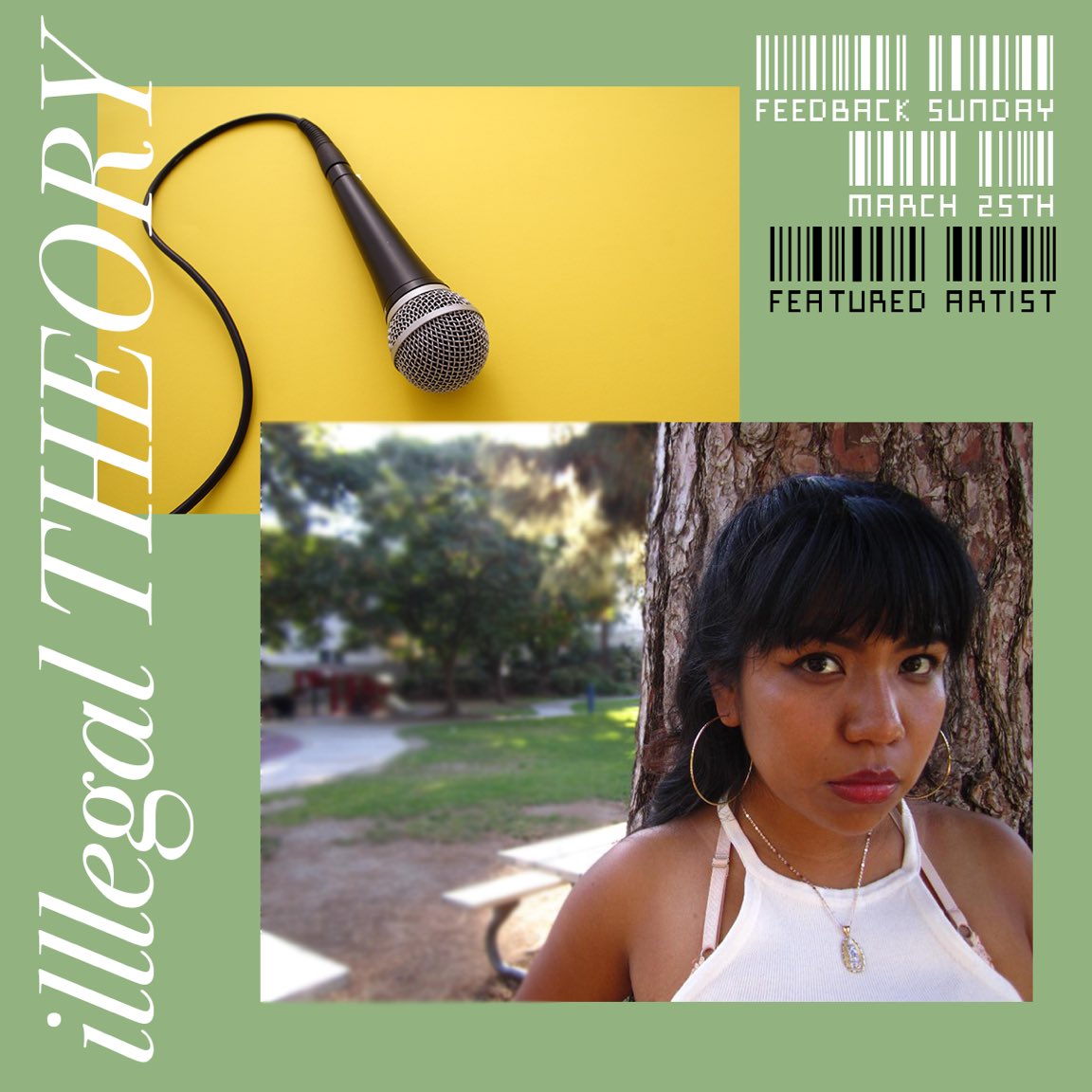 FeedbackSunday's tweet photo. Join us this Sunday for our Women’s History Month Edition of Feedback Sunday! Excited to announce we have illlegal Theory performing |  Her ancestor lineage is from Guerrero, Mexico. She is a writer, poet, and theorist. She is a political activist and organizer. https://t.co/CwqMSJenAZ