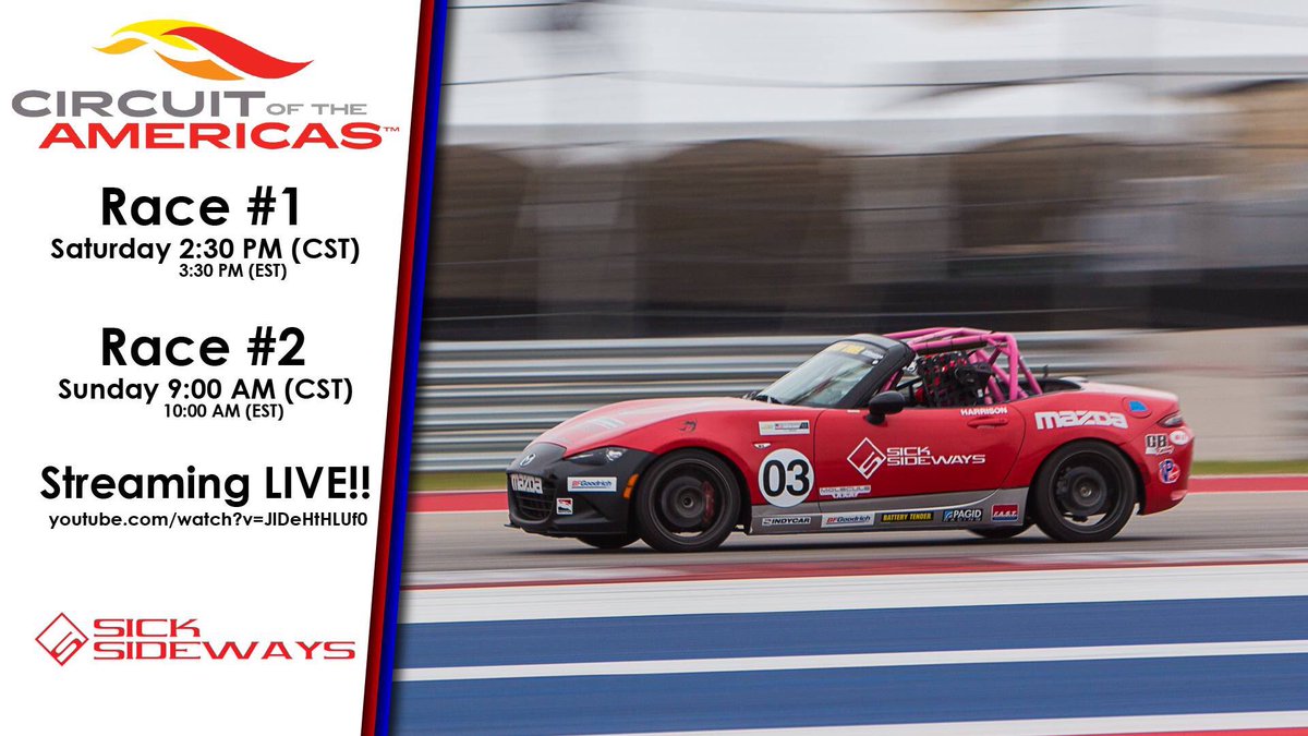 AshtonHarrison_'s tweet photo. Follow along this weekend as we join @WCRacing for the first @GlobalMX5Cup weekend!!! Our @BigRedHCC is finally dialed in and ready to qualify tomorrow morning. 🏁 https://t.co/K2NhR2PhaB