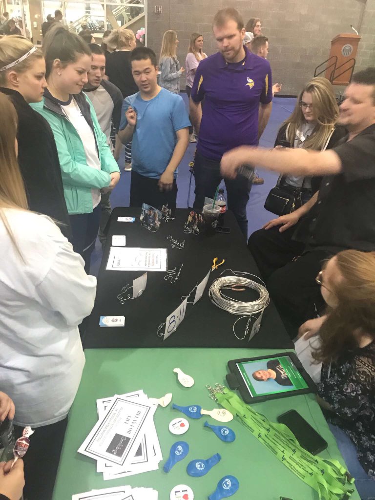 LancerPro's tweet photo. Doug in action!! Come out and see us!! Don’t forget to sign up for a chance to win backstage passes for Spring Weekend!! We’ll be here until 11:00pm! #lppresents https://t.co/yd8VTFJaDt