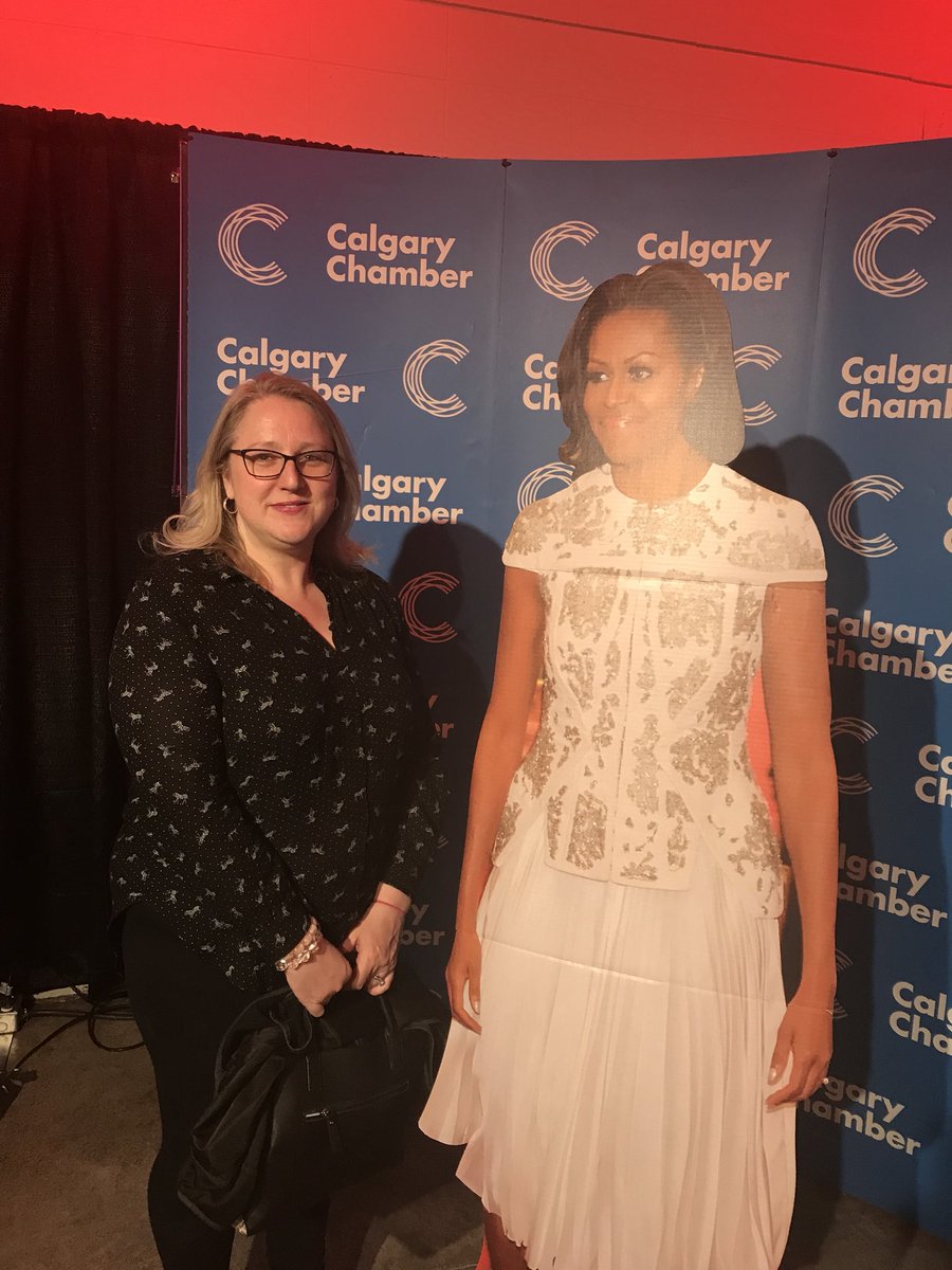 Congratulations to #calgarychamber if you want to bring a lot of intelligent women into a room invite <a href="/MichelleObama/">Michelle Obama</a>