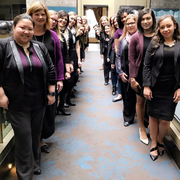 One more pic with our fabulous TD team before the <a href="/MichelleObama/">Michelle Obama</a> event today. @ashnabali86 @RSobchyshyn <a href="/tara_hafso/">Tara Hafso</a> <a href="/CassandraSandi/">Cassandra Thomas</a> <a href="/sangecolangelo/">Sandra Colangelo</a> <a href="/ChopSteakhouse/">Chop Steakhouse</a> <a href="/EdmontonChamber/">Edmonton Chamber of Commerce</a>