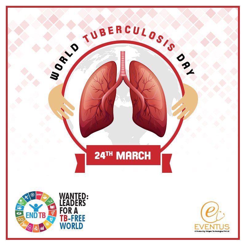 eventuslife's tweet photo. World Tuberculosis Day is observed every year on 24th March to increase awareness about the lethal disease of TB which claims more than 1 million people every year. On early diagnosis and through complete care and treatment, TB is curable.
"#WorldTBDay #TBChronicles #EventusLife https://t.co/F2Ihrl63SN