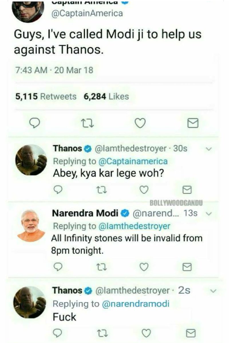 Smit Panchal On Twitter SPECIALLY FOR THANOS CHECK OUT MY MEME
