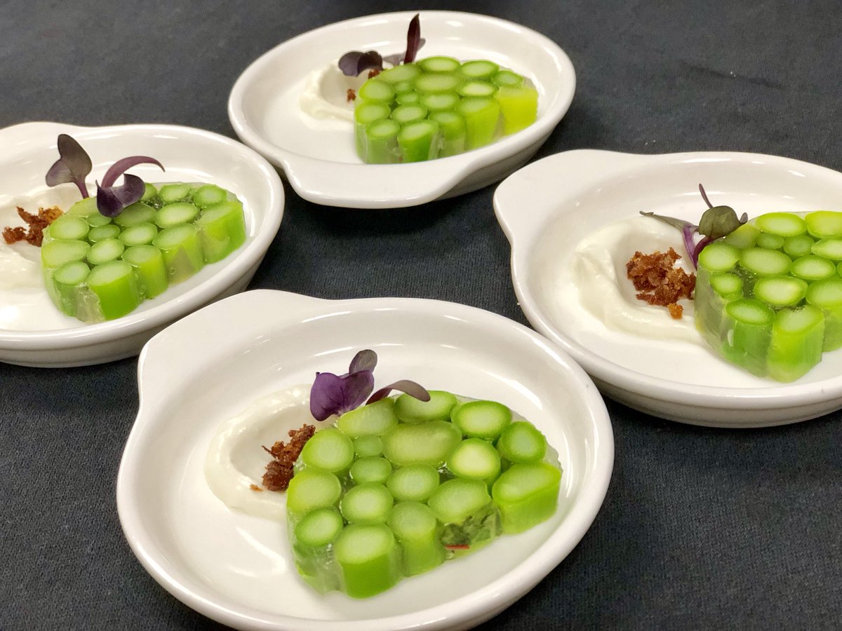 ChefScottCraig's tweet image. Asparagus terrine for the first week of Spring! #firstdayofspring #Foodiechats #chef