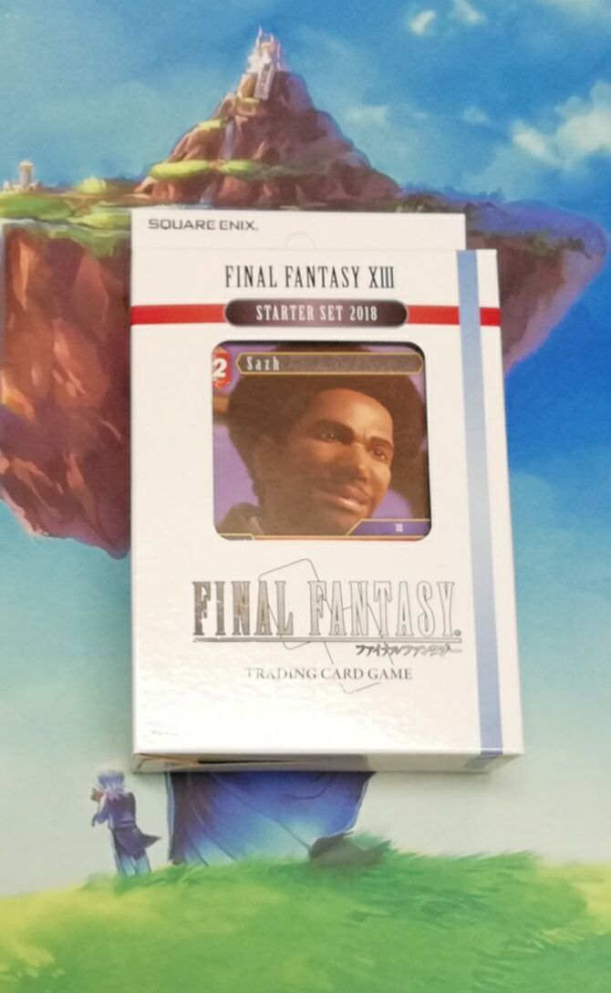 MogPodGaming's tweet image. Somebody got the FF13 Sazhter deck, looks pretty cool ;) #Sazh #FFTCG #Starterdeck #OpusV