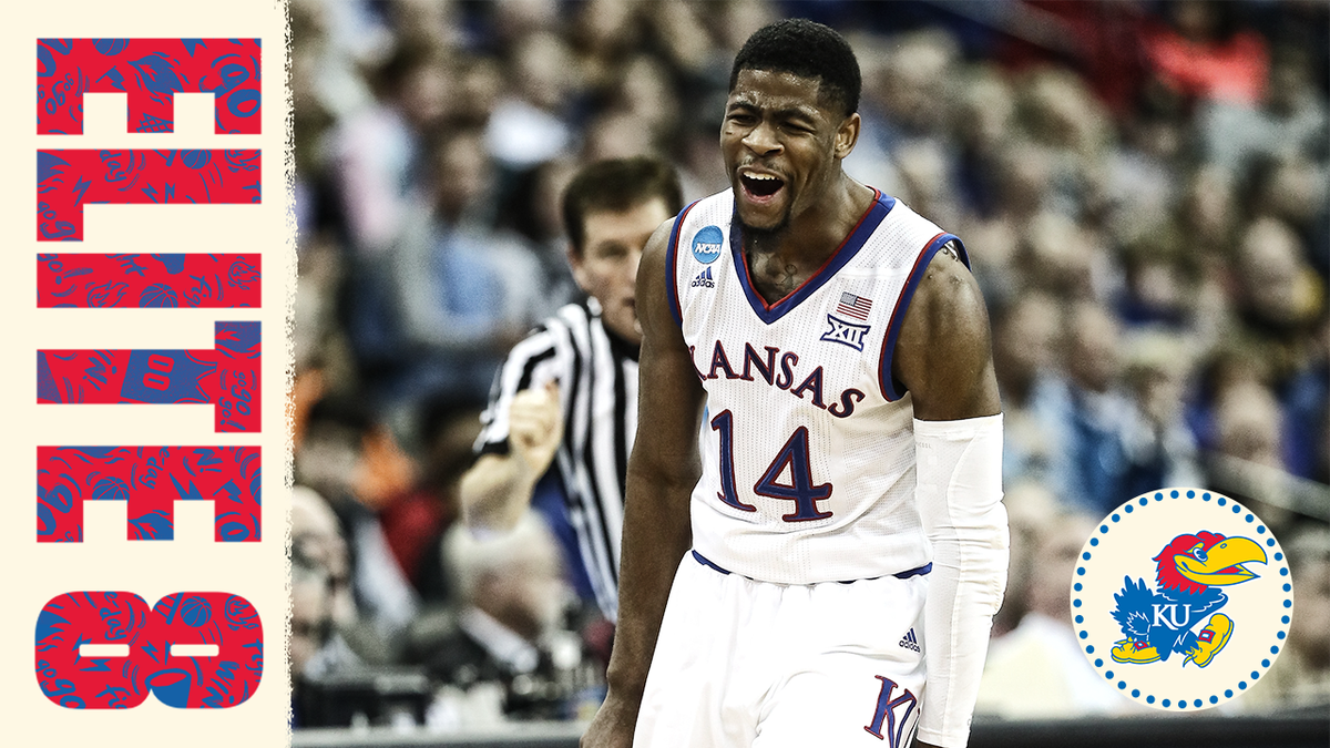 SportsCenter's tweet photo. Rock Chalk to the regional final!

It's a third straight Elite 8 for the Jayhawks. https://t.co/1KxILx5h9v