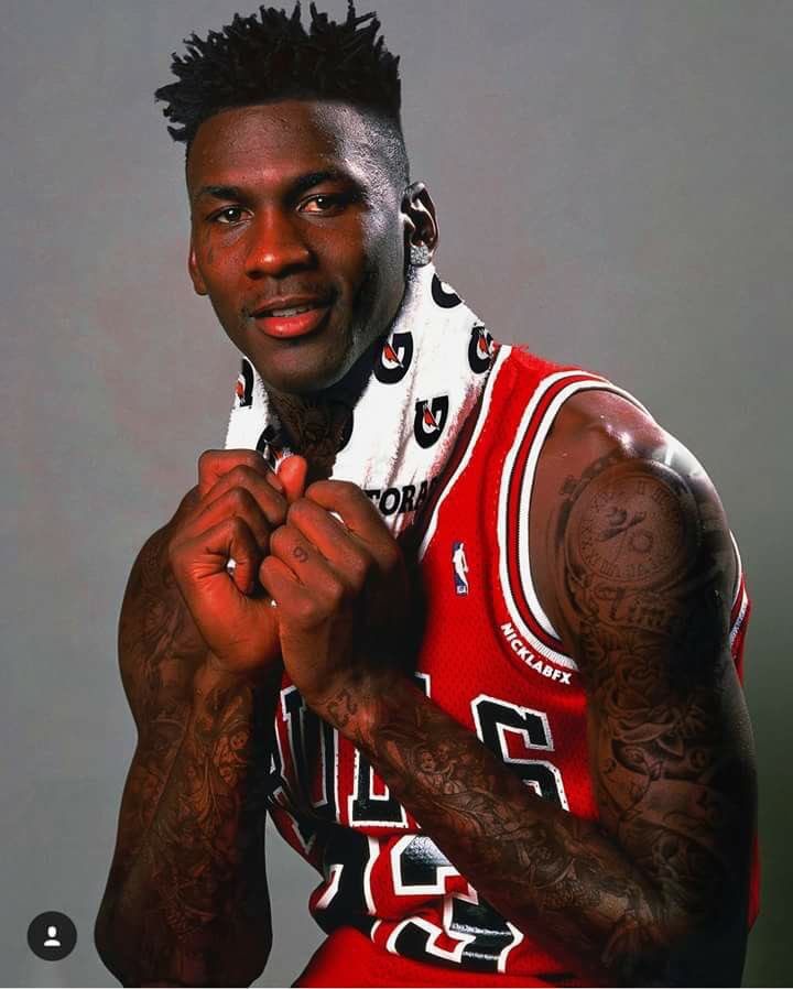 IAmLilRico's tweet photo. If Jordan played in today’s game😂 https://t.co/GO54uBF9HA