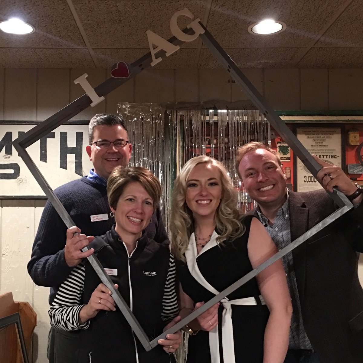 Shannon_Latham's tweet photo. Congrats to @delaneyhowell07 & @PearsonCattle on reaching their milestone 1-year anniversary of @AgNewsDaily. 365 days of podcasts is certainly something to celebrate! #AgWeek18 https://t.co/qESM40cYF1