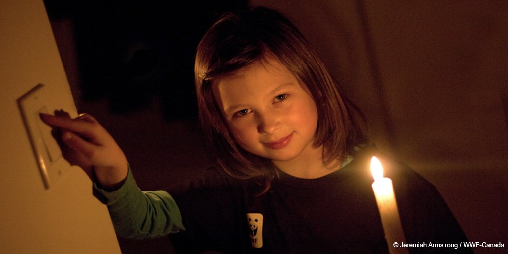 WWF's tweet photo. Turning off your lights this Saturday?💡We're almost ready for #EarthHour! https://t.co/pm0IBEpL1I