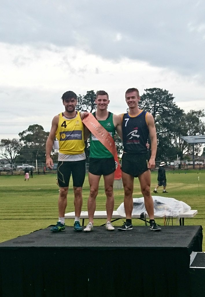 RESULT: Hippo Athletic Club 800m Open final, won by Ash Cowen. #parkdaleGift