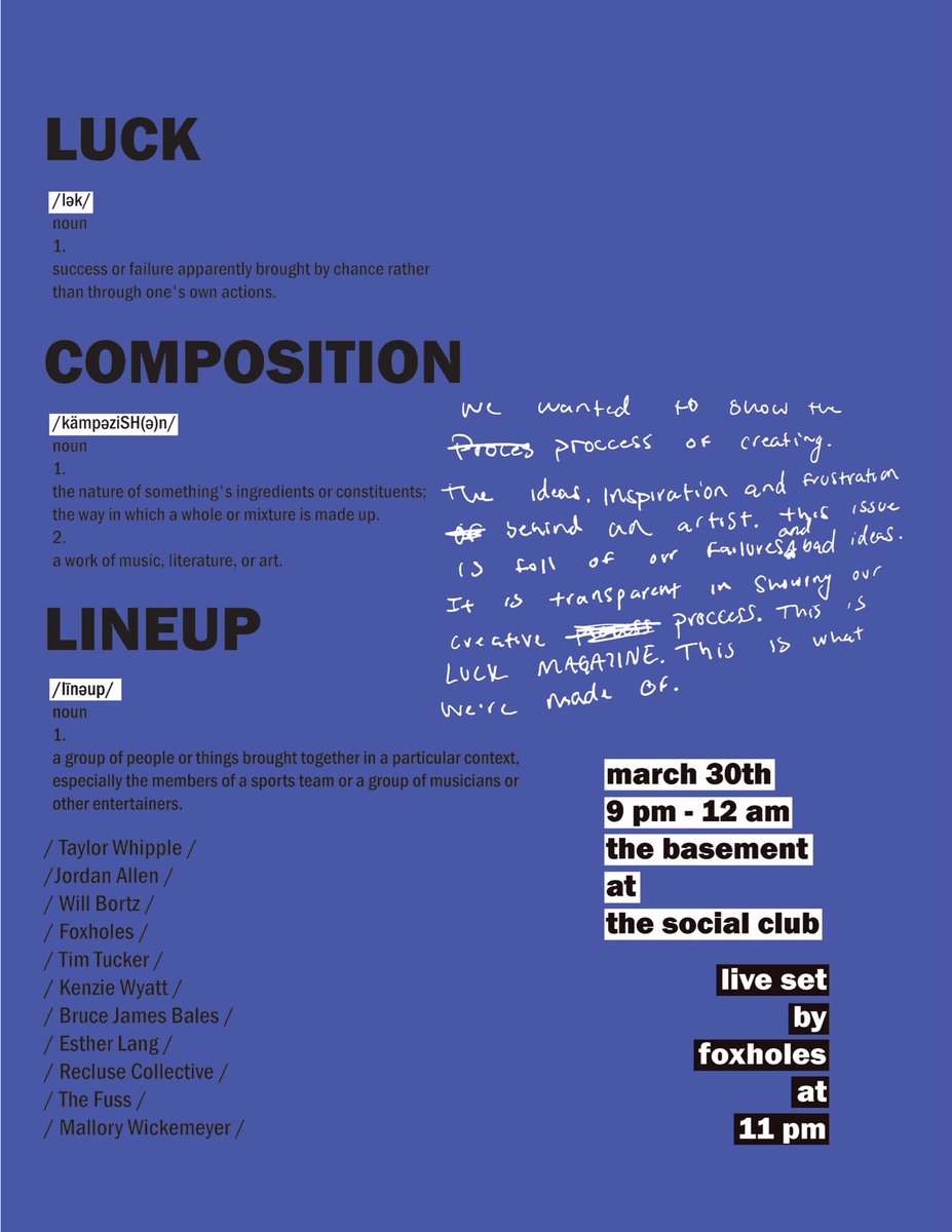 Luck Magazine tweet media