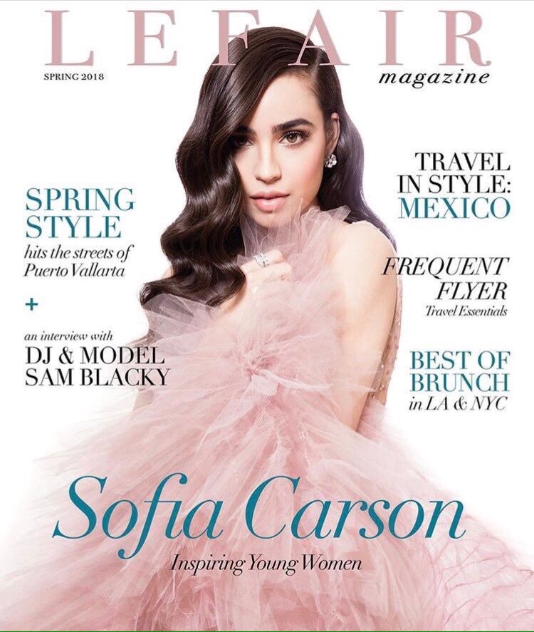 Sofia in the magazine @LEFAIRmag 💫