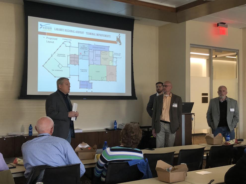 Great display today in Laramie for the proposed new airport terminal. Josh Allen wasn't too bad either. <a href="/JoshAllenQB/">Josh Allen</a> <a href="/UWyonews/">UWyo News</a> <a href="/WY_Boomerang/">Laramie Boomerang</a>