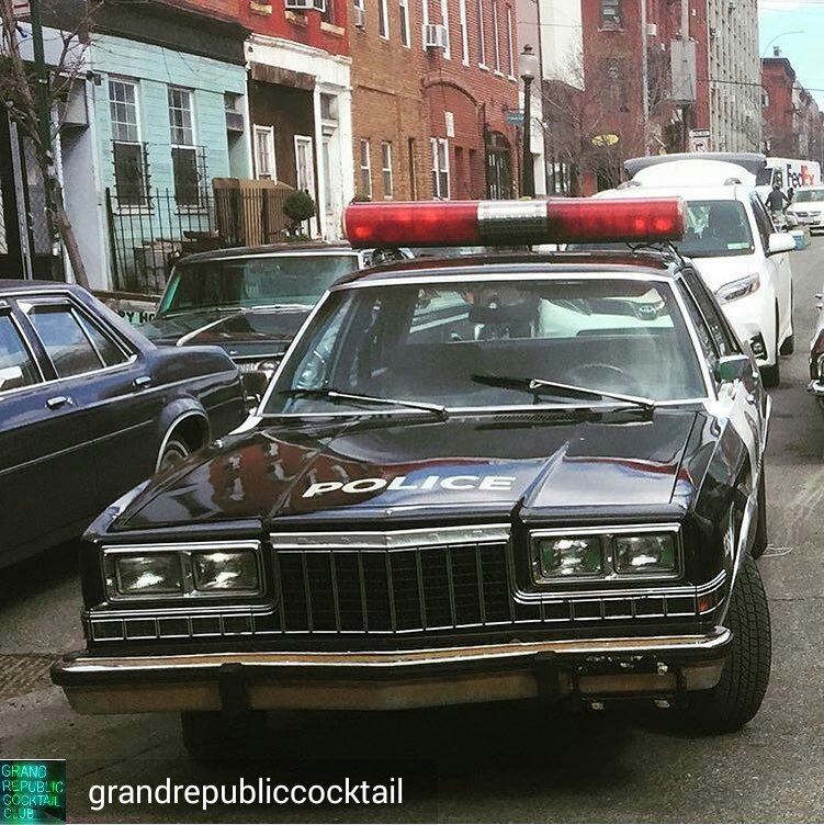 GothamFilming's tweet photo. grandrepubliccocktail/IG: "Excited that @Gotham is shooting outside our door tonight. But, rest assured, that door will still be open. Just make your way around the green screens. #WeOpenAt5 #Greenpoint" https://t.co/f7nkZLR34U https://t.co/g9AJASBIbk