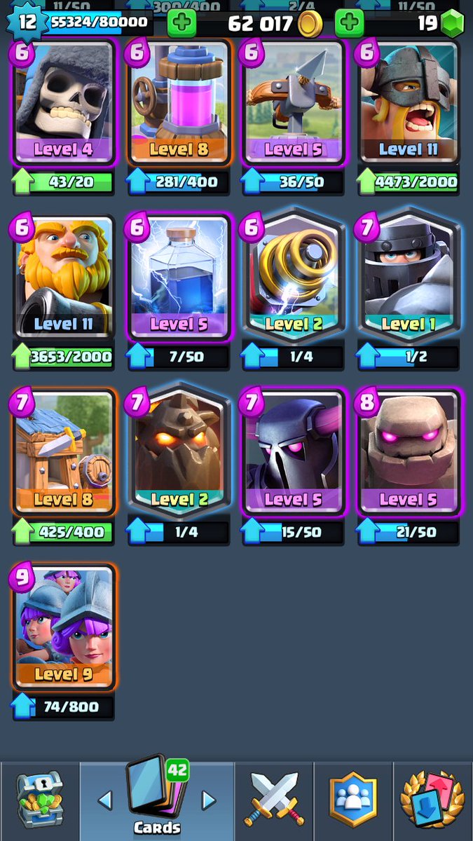 Efidanz's tweet photo. Me sobra una cuenta, así que vendo cuenta lvl 12, algunas cartas al max, sin cambio de nombre, solo giros en Colombia 🌚 RT para difundir https://t.co/6vTcgt0EE3