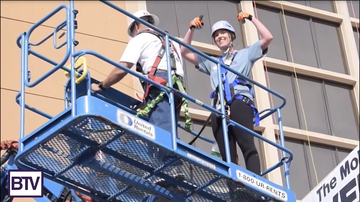 johnnylstevens1's tweet photo. Way to go SHC Senior, Adele Lemm! A true daredevil for a cause! Check out the video: https://t.co/cwl7m2DDke #shcstudentmedia #sprill https://t.co/upLPVPqX84