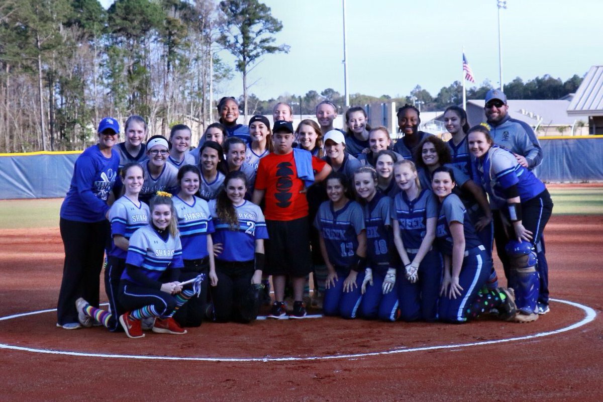 It was not a great week for May River Softball. Looking to bounce back. But this game is bigger than us! Both teams raised awareness for Down Syndrome this week. We had the pleasure of getting to know Julian who threw out our 1st pitch.