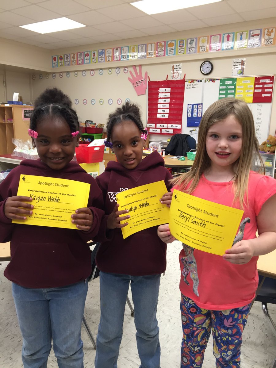 Buffiestegall's tweet photo. Three sweet Spotlight Students for the month of March!!! Congratulations Raigan, Jaidyn, and Bryli!!! https://t.co/DDe7Kx01Tc