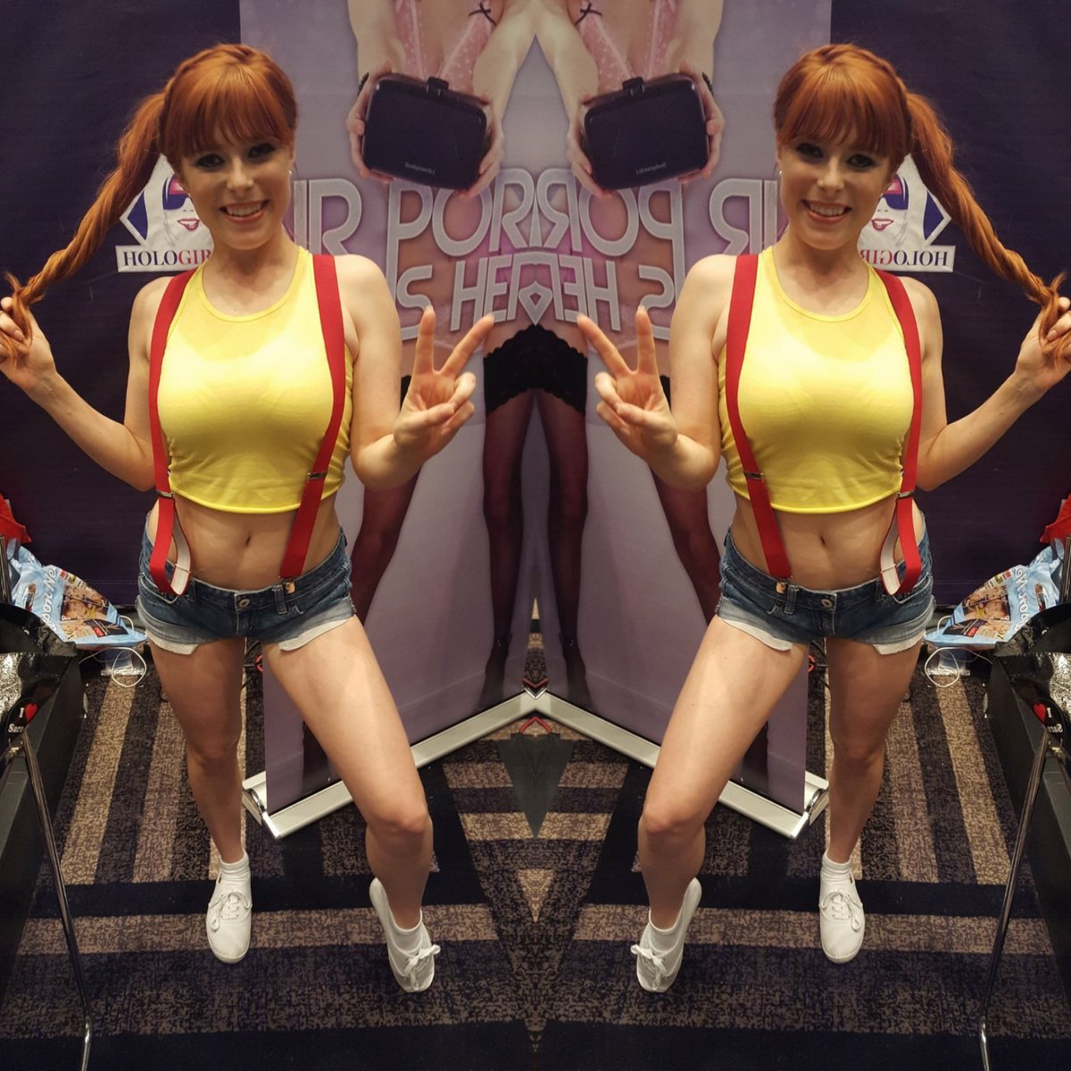 KedrickBurton's tweet photo. Miss @PennyPax As Misty from @Pokemon. ☺💗 #MirrorMirror #Pokemon #PennyPax #PokemonFriday #Misty https://t.co/s6BUHXUs3l