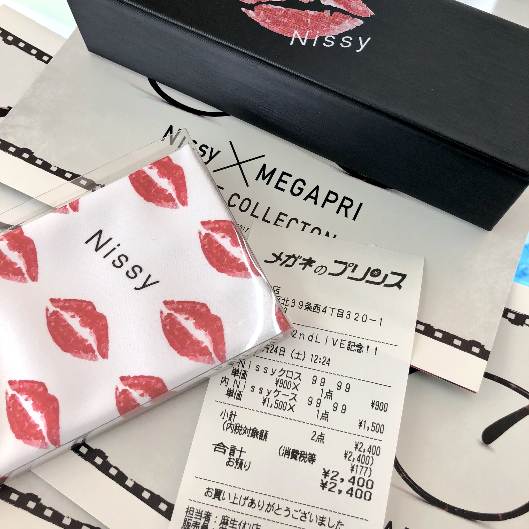 Nissy メガプリ メガネ メガネケース リーフレッセット売り