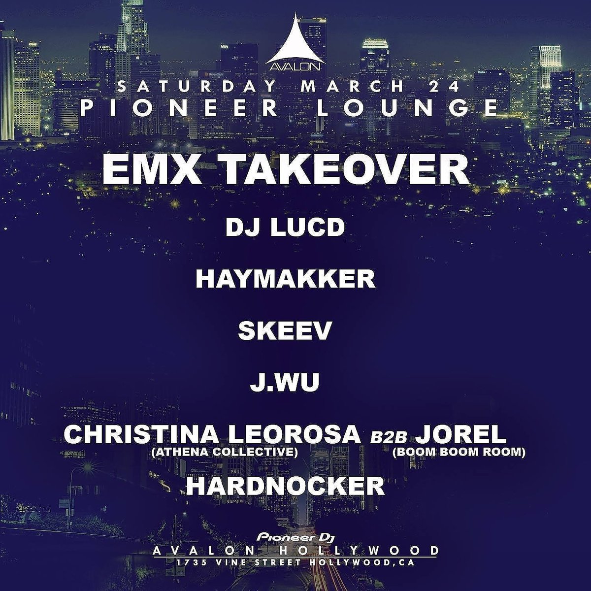 I'm making my Avalon Hollywood debut tomorrow night 🎧
Catch my set in the Pioneer Lounge at 1:20AM. 💯
Use promo code SkeeV to save some money!😉➡vor.us/9cb7d⬅

#SkeeV #Housemusic #AvalonHollywood #EDM #basshouse #supportyourlocaltalent