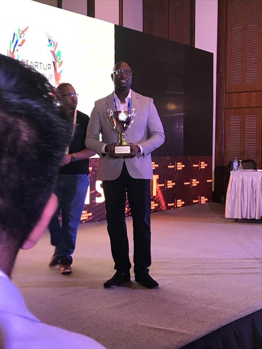 Gnewkirklytics's tweet photo. Congratulations to @Gnewkirklytics CEO of KWHCoin, for winning the Pitch Competition!! He's been named the Startup World Cup 2018 Regional Champion and will be advancing to the next level in San Francisco 
#WSBnairobi #kenya #startup #KWHCoin #startup #blockchain #renewables https://t.co/gDr792gmlp