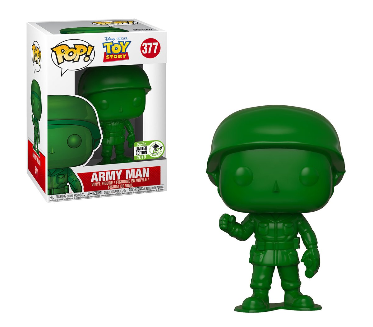 OriginalFunko's tweet photo. RT &amp; follow @OriginalFunko for a chance to WIN an Emerald City Comic Con exclusive #ToyStory Army Man Pop! https://t.co/Q4NmK7CaSo