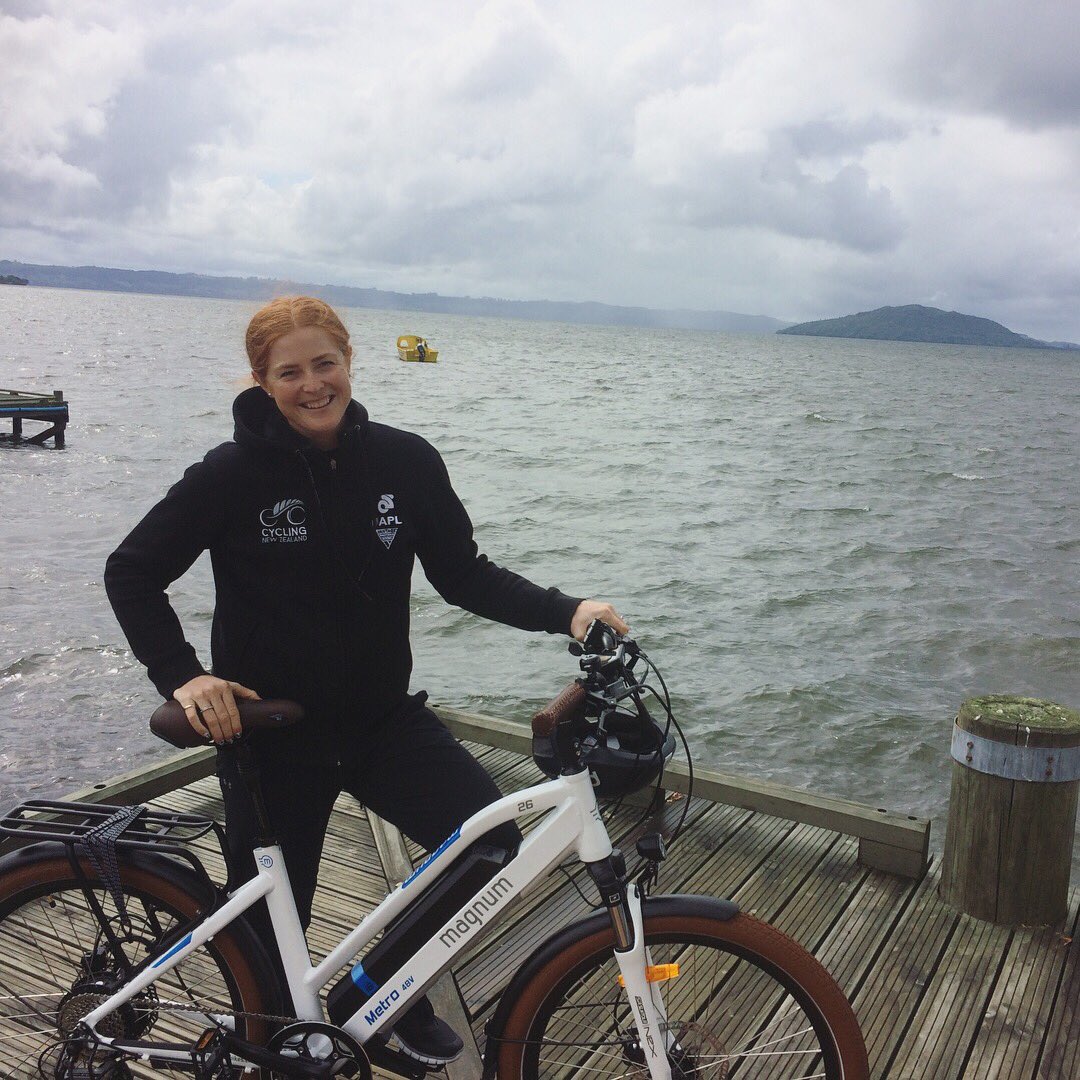kirstieknz's tweet photo. Pt2/2 Thanks for my new bike; the Magnum Metro @ebikes_new_zealand   I can’t wait to ride it around town to get groceries and of course to a couple of cafes! #electrifynz #activetransport #electricbikes #magnummetro https://t.co/xw8S69X7KC