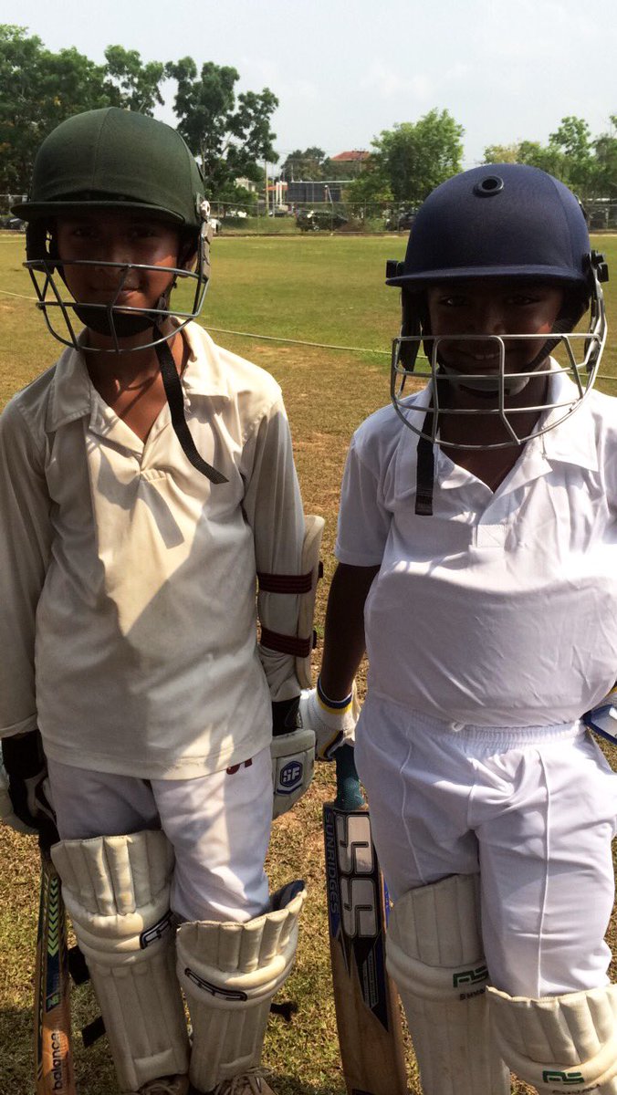 Opening batsmen for Centaur #interhousecricket