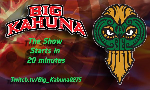 Big_Kahuna0275's tweet photo. #Ohana2018   KAD LIVE in 20 https://t.co/I00qKg33Uy    @cgnstreams @SupStreamers @Small_Streamers @TwitchReTweets @TwitchGain @cgnstreams https://t.co/rPjpWXiZUf