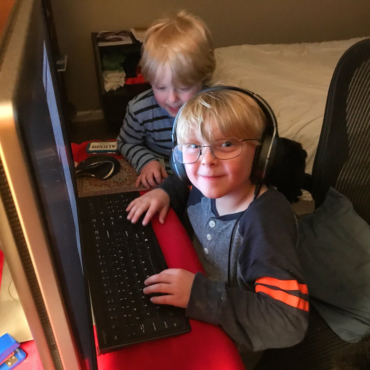 Rylan was pretending to be me.