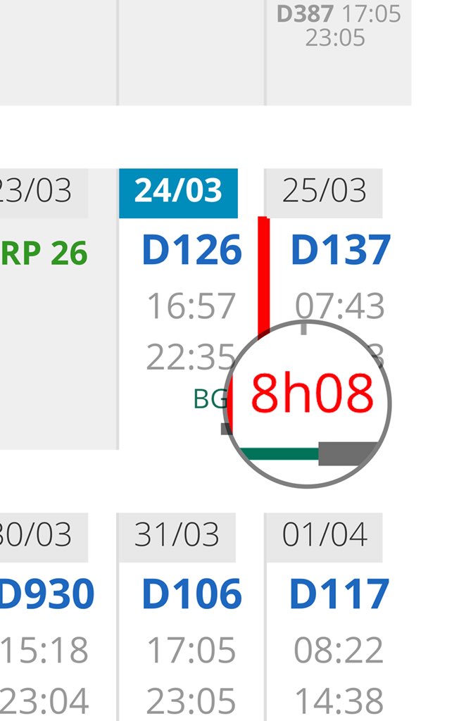 GirardRaphael10's tweet photo. Je ne vous cache pas que je préfère bosser à l’autre #Changementd’Heure 😬
8h08min de #repos entre ce #soir et #demain #Nantis #SNCF https://t.co/tOLbj7ISKo