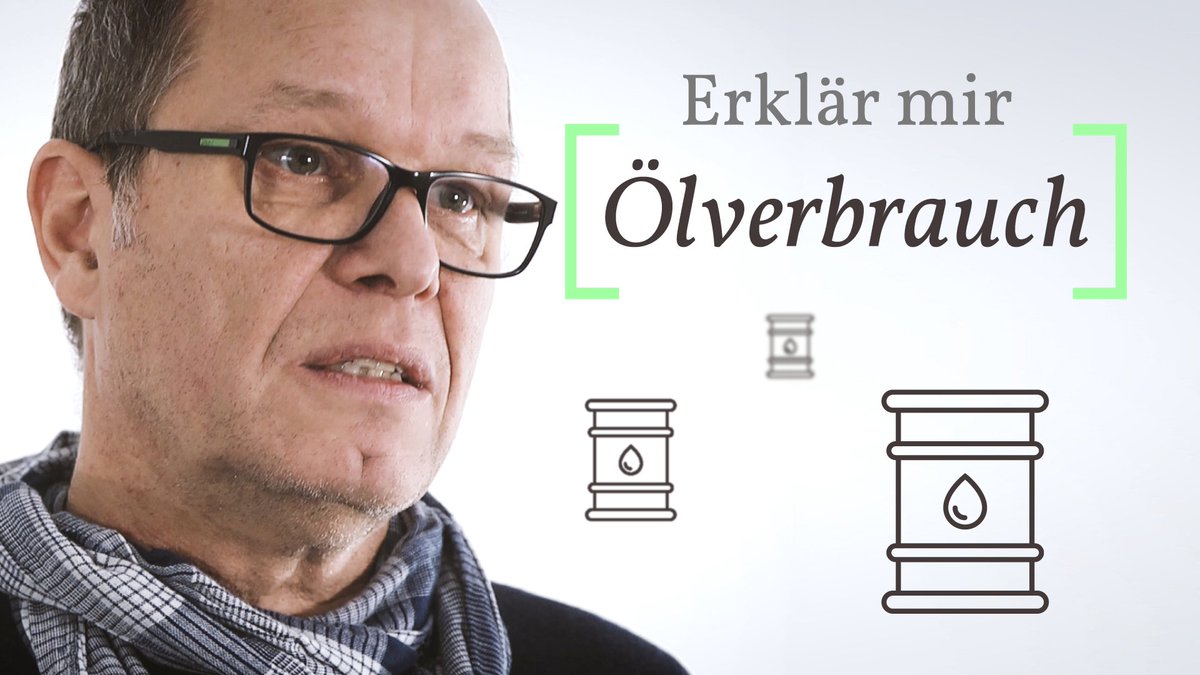 greenpeace_de's tweet photo. Wir sind abhängig von diesem Stoff: Öl. @Feddern erklärt die Folgen für unseren Planeten ► https://t.co/hwTv6kmsNW #erklärmirdas https://t.co/77g29wIehF